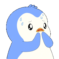 Scared Uh Oh Sticker by Pudgy Penguins