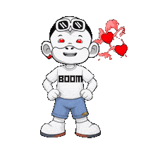 Big Hit Wow Sticker by Zhot Shop