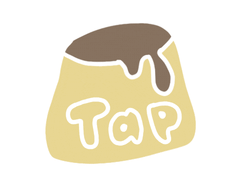 Tap Pudding Sticker