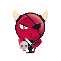 devil demi Sticker by Dsin Studio