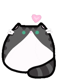 In Love Cat Sticker
