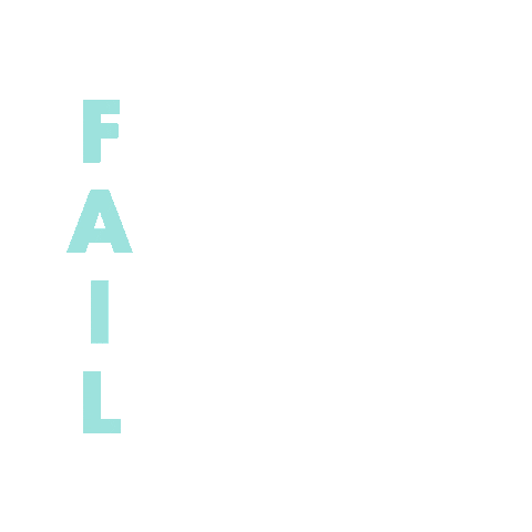 Learning Fail Sticker by The Coding Space RD