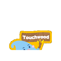 Touchwood Sticker by FevaWorks