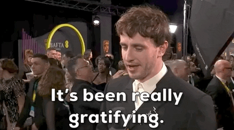 Bafta Film Awards Gratifying GIF by BAFTA