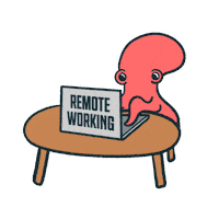 Freelancing Work From Home Sticker by Uncompany