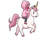 Lucky Lucky Unicorn Sticker by GPF