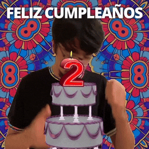 ¡Feliz 2.º cumpleaños!