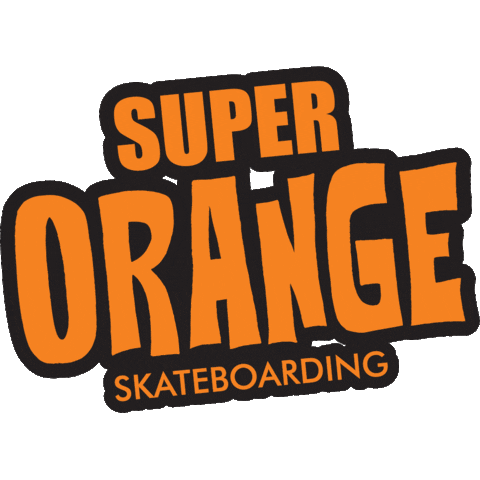 sticker skate by Super Orange Skateboarding