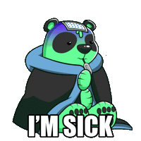 Tired Sneeze Sticker by SuperVerse