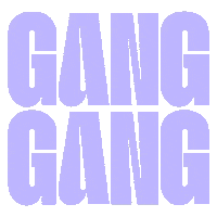 GangGangUK love heart logo team Sticker