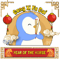 恭喜发财 Chinese New Year Sticker by Pudgy Penguins