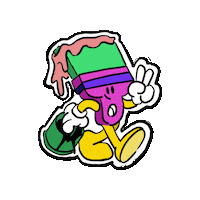 The_Starter_Labs doodle tsl paint brush paint can Sticker