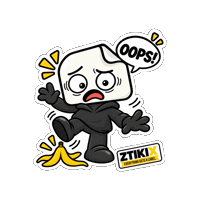 Awkward Epic Fail Sticker by ZTIKIX