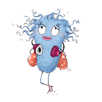 Monster Lesen Sticker by Carlsen Kinderbuch