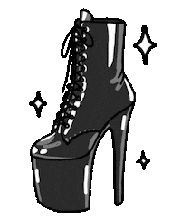 pole shoe Sticker by exotic cancer