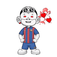 Red Earring Monkey Sticker by Zhot