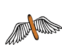 hot dog gif artist Sticker by Blauw Gras