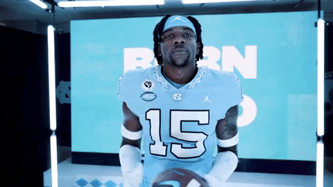 North Carolina Football GIF by UNC Tar Heels