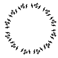 tinahasfriends laugh spin circle round Sticker