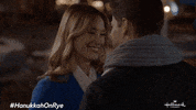 Countdowntochristmas Kiss GIF by Hallmark Channel