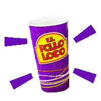 ElPolloLocoMX vaso pollo loco el pollo loco pollolocomx Sticker