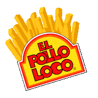 ElPolloLocoMX comida papas pollo loco el pollo loco Sticker