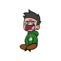 Stressed Sweat Sticker