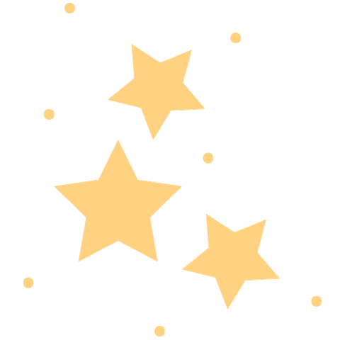 Christmas Stars Sticker