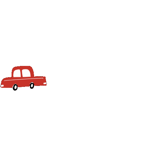 nicsquirrell giphyupload retro car vintage Sticker