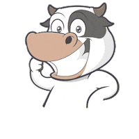 americannutrients ok thankyou gracias cow Sticker