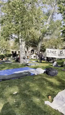 Gaza Protest Camp Set Up at University of Southern California