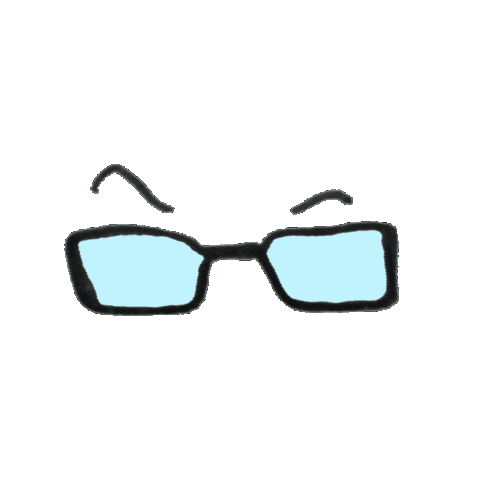 What Happened Glasses Sticker