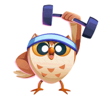 Working Out Sticker by Words With Friends