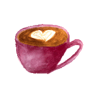 Coffee Love Sticker by KatarinaBric