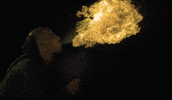 fire breathing GIF