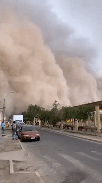 Giant Dust Storm Blankets Chilean City