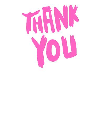 Kawaii Girl Thank You Sticker by Zhotcita