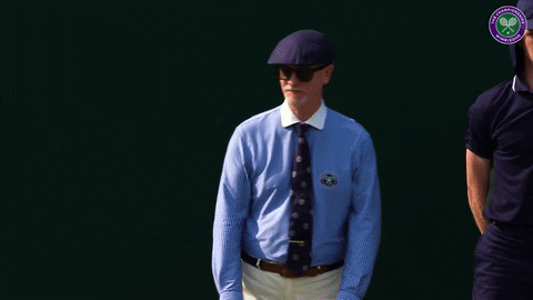 whistle umpire GIF by Wimbledon