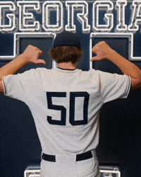 Georgia Tech Baseball GIF by Georgia Tech Yellow Jackets