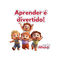 Kids Aprender Sticker by Athusidiomasbrasil