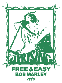 Bob Marley Smoke Sticker by Free & Easy
