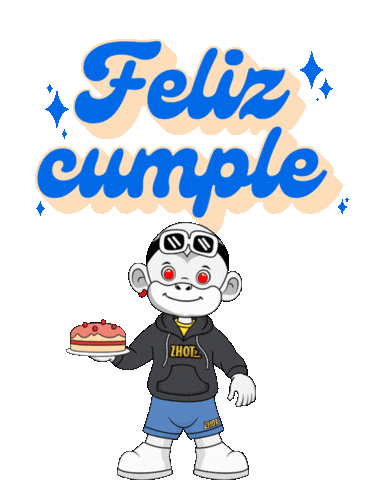 Gif Animado Feliz Cumple Sticker by Zhot