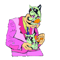 Cat Halloween Sticker by Dax Norman