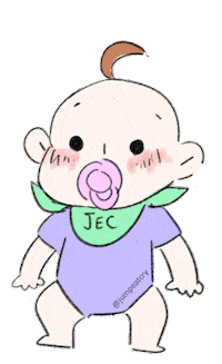 Jumpeatcry baby jump shopping crying Sticker