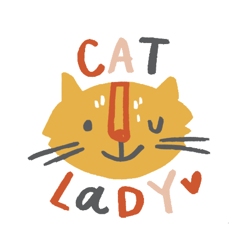 Cat Design Sticker