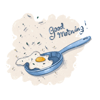 Good Morning Egg Sticker