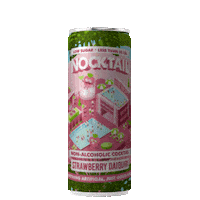 Nocktail drink vegan alcohol cocktail Sticker