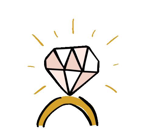 23and9creative giphyupload wedding shine ring Sticker