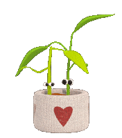 I Love You Flowers Sticker