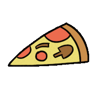 pizza comida Sticker